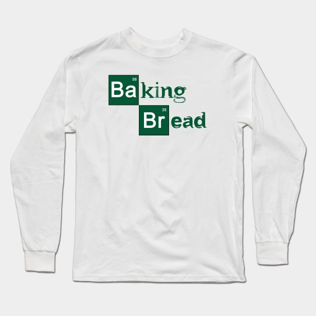 Baking Bread Long Sleeve T-Shirt by SandraKC